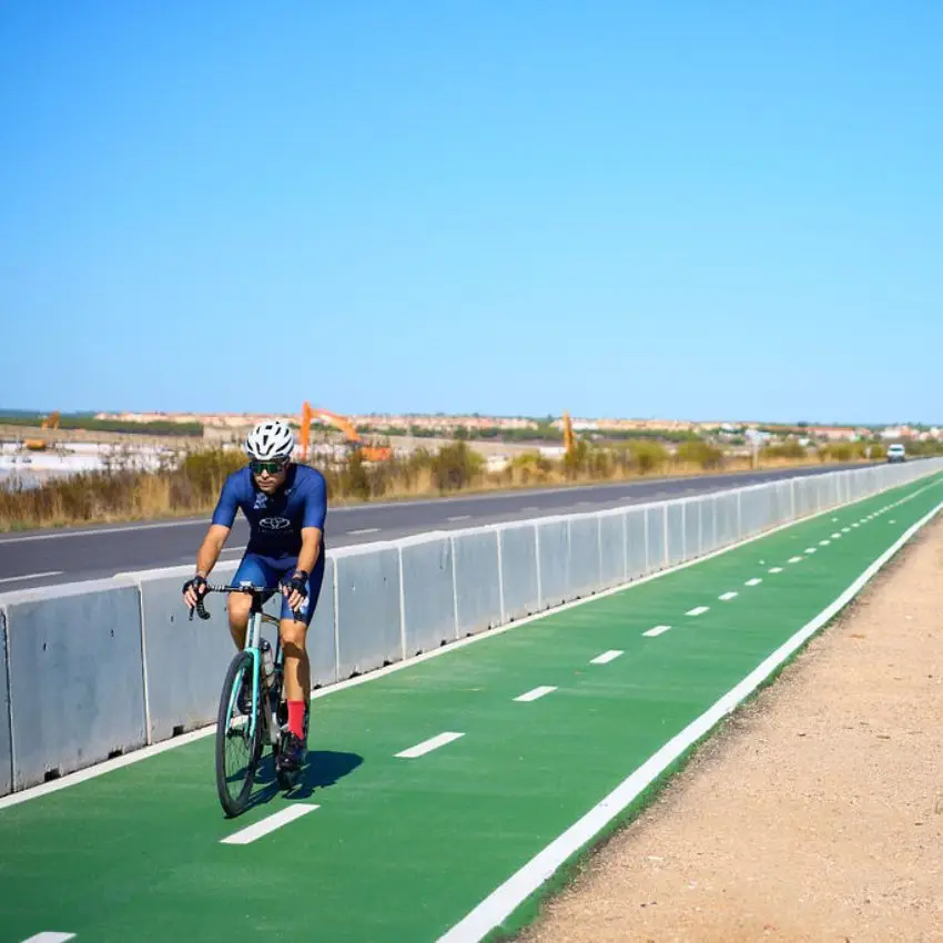 cicloturismo ruta de Huelva a Punta Humbría