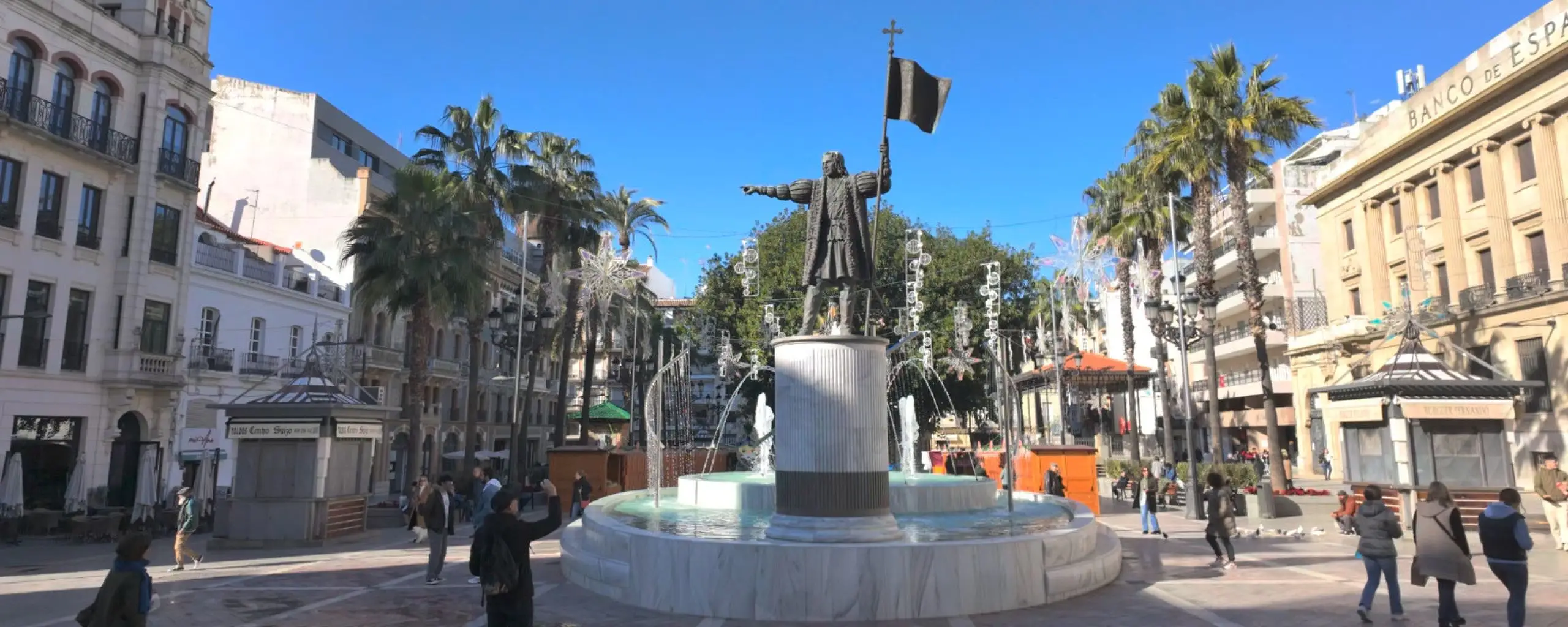 Monumento a Colón, Plaza de las Monjas